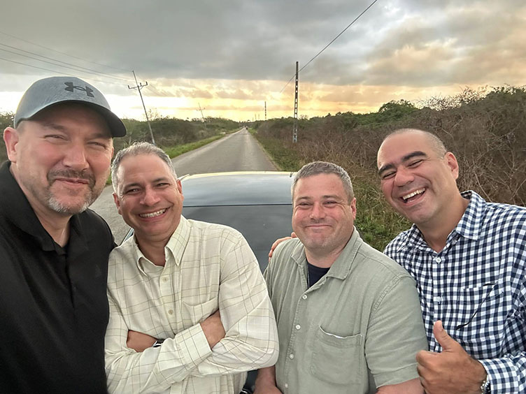 On the road in Cuba carrying the joy of Jesus.