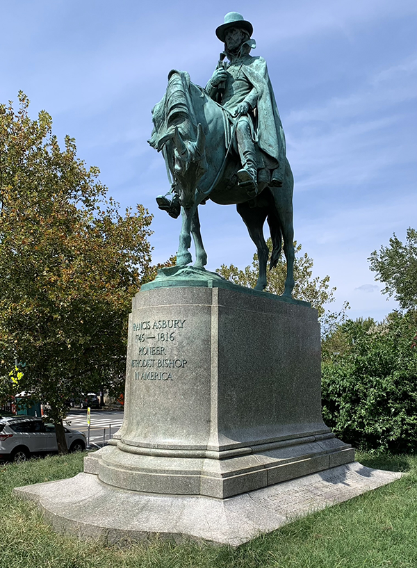 Francis Asbury - Wilderness Missionary Monument in Washington, DC