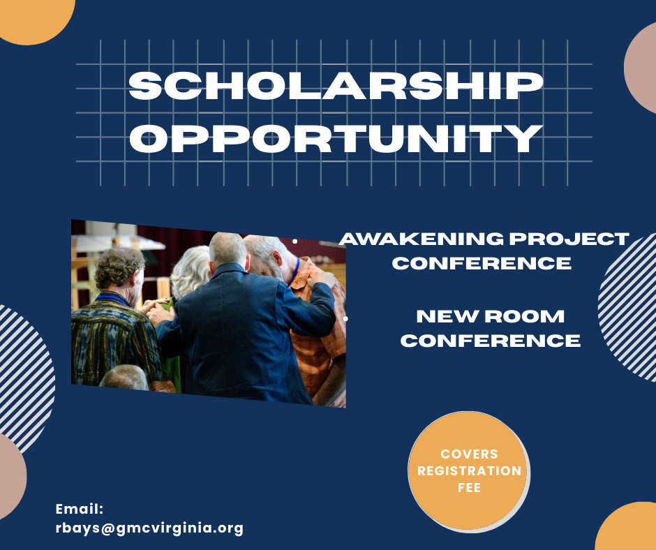 Scholarship Opportunity.  Awakening project conference, new room conference