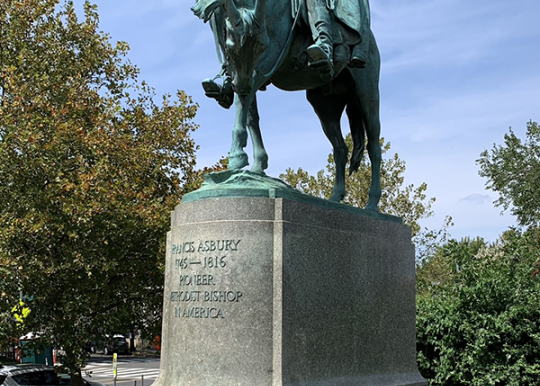 Francis Asbury - Wilderness Missionary Monument in Washington, DC
