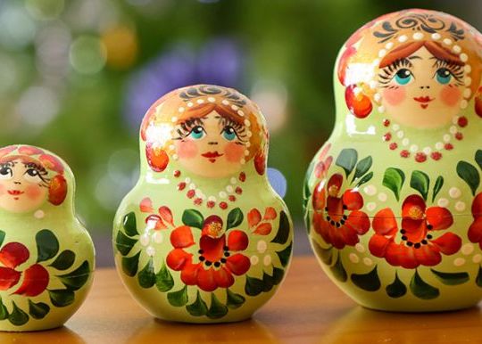 Russian inlay dolls